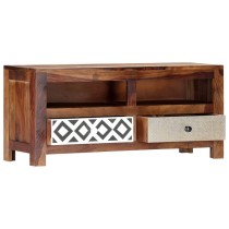 TV Cabinet 90x30x40 cm Solid Sheesham Wood