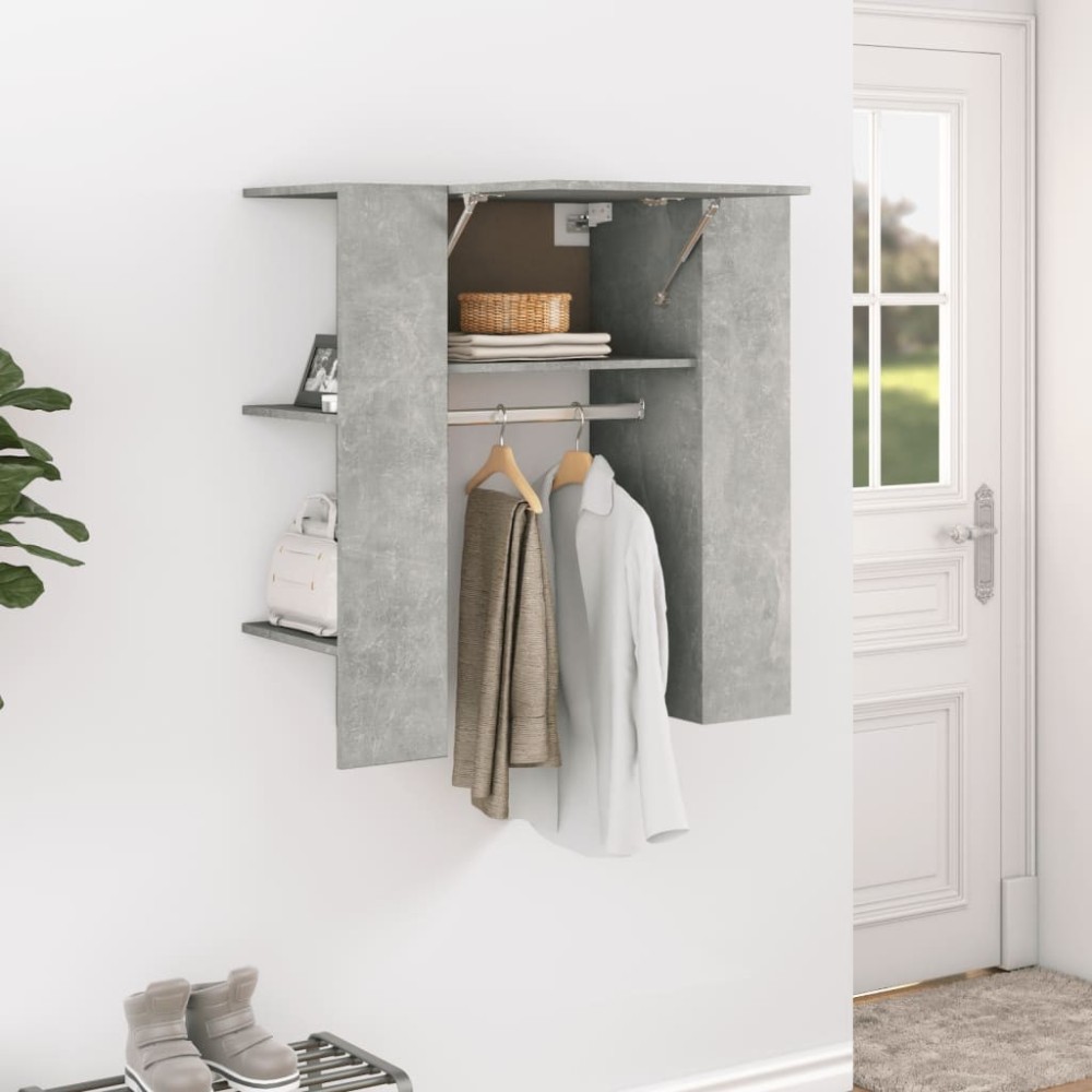 Hallway Cabinet Smoked Oak 97.5x37x99 cm Engineered Wood
