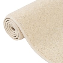 Rug Short Pile 200x290 cm Cream