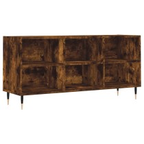 TV Cabinet Smoked Oak 103.5x30x50 cm Engineered Wood