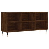 TV Cabinet Brown Oak 103.5x30x50 cm Engineered Wood