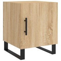 Bedside Cabinet Sonoma Oak 40x40x50 cm Engineered Wood