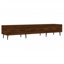 TV Cabinet Brown Oak 150x36x30 cm Engineered Wood