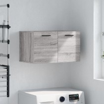 Wall Cabinet Smoked Oak 100x36.5x35 cm Engineered Wood