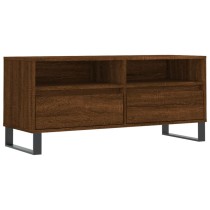 TV Cabinet Brown Oak 100x34.5x44.5 cm Engineered Wood