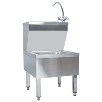 Commercial Hand Wash Sink with Faucet Freestanding Stainless Steel