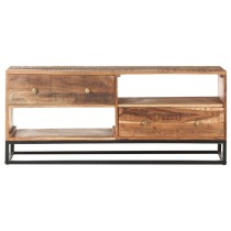 TV cabinet 120x30x50 cm Rough Acacia Wood