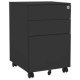 Mobile File Cabinet White 39x45x60 cm Steel