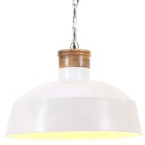 Industrial Hanging Lamp 42 cm White E27