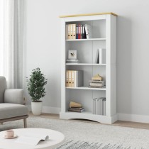 5-Tier Bookcase Mexican Pine Corona Range 81x40x170 cm