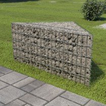 Gabion Raised Bed Galvanised Steel 75x75x100 cm