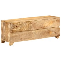 TV Cabinet Solid Mango Wood 110x30x40 cm