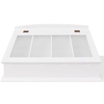 Cutlery Tray MDF White Baroque Style