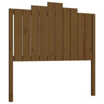 Bed Headboard 186x4x110 cm Solid Wood Pine