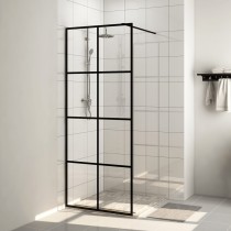 Walk-in Shower Wall White 80x195 cm Clear ESG Glass