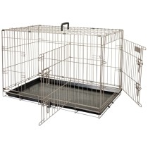 FLAMINGO Pet Crate Ebo Metallic Brown 109x70x77 cm 517583