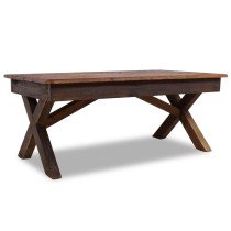 Coffee Table Solid Reclaimed Wood 110x60x45 cm