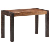 Dining Table 140x70x76 cm Solid Rough Mango Wood