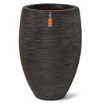 Capi Vase Nature Rib Elegant Deluxe 45x72 cm Black