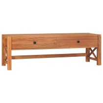 TV Cabinet with Drawers 120x40x45 cm Solid Wood Teak