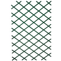 Nature Garten-Rankgitter 100x200 cm PVC Weiß 6040703