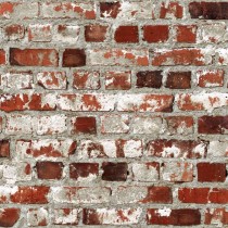 DUTCH WALLCOVERINGS Wallpaper Brick Red