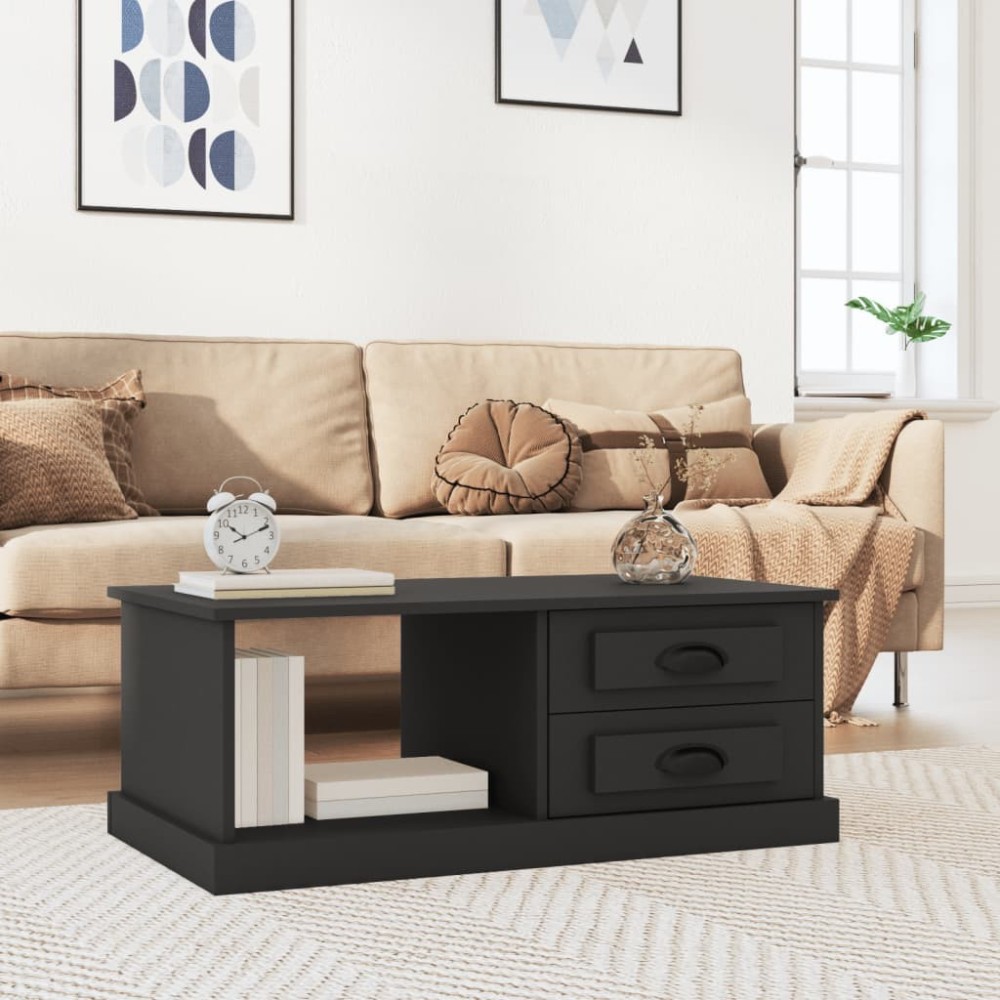 Coffee Table White 90x50x35 cm Engineered Wood