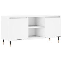 TV Cabinet White 104x35x50 cm Engineered Wood