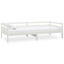 Day Bed White 90x200 cm Solid Wood Pine