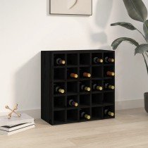 Wine Cabinet 62x25x62 cm Solid Wood Pine