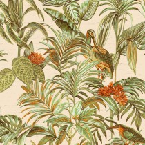 DUTCH WALLCOVERINGS Wallpaper Bird-of-Paradise Black