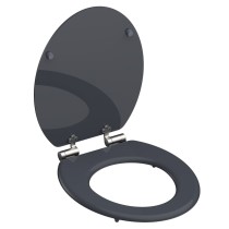 SCH TTE Toilet Seat with Soft-Close SPIRIT ATHRAZIT Anthracite Matte