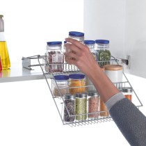 Metaltex 3-tier Spice Rack Up&Down on Rails