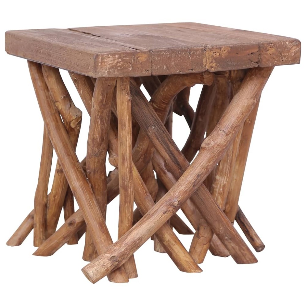 Log Coffee Table 40x40x40 cm Solid Wood