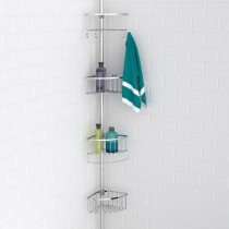 EISL Telescopic Corner Shower Shelf Chrome