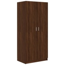 Wardrobe Grey Sonoma 80x50x180 cm Engineered Wood