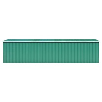 Garden Shed Green 257x779x181 cm Galvanised steel