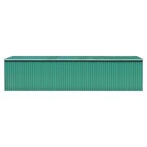 Garden Shed Green 257x779x181 cm Galvanised steel