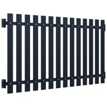 Fence Panel Anthracite 170.5x170 cm Powder-coated Steel