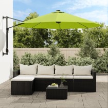Wall-mounted Parasol Bright Red 290 cm