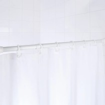 RIDDER Telescopic Shower Curtain Rod 110-185 cm White 55201