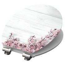 SCH TTE High Gloss Seat with Soft-Close FLOWERS & WOOD MDF