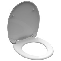 SCH TTE Toilet Seat with Soft-Close INDUSTRIAL GREY