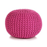 Handgestrickter Pouf...