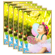 Photo Frames Collage 3 pcs for Wall Bronze 40x40cm MDF