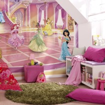 Komar Photo Mural Glitze Party Princess 368x254 cm Pink