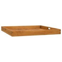 Serving Tray 80x80 cm Solid Teak Wood