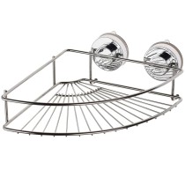 RIDDER Corner Shower Shelf 24.9x24.9x9.4 cm Chrome 12020000