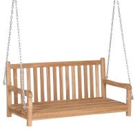 Swing Bench Solid Teak Wood...