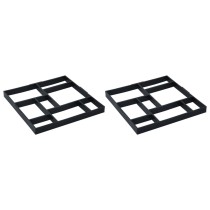 Pavement Mold for the Garden 42 x 42 x 4 cm Set of 2